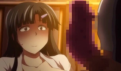 Teacher hypnotized and fucked schoolgirl with big tits in hentai cartoon