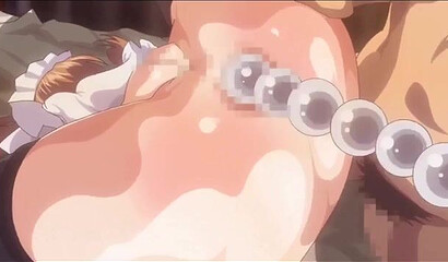 An old lover fucks a hentai maid all night long.