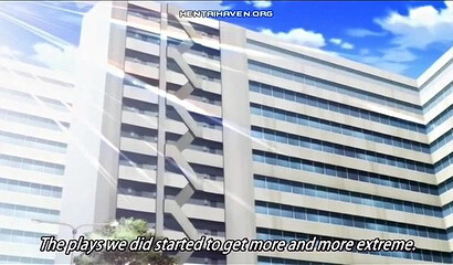 Schoolgirl from an anime cartoon fucks a mature teacher in the library