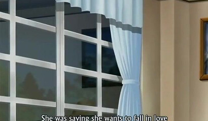 Young gay man from the hentai cartoon moans with pleasure while doing anal