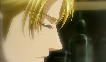 Young gay man from the hentai cartoon moans with pleasure while doing anal