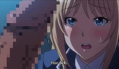 Slutty schoolgirl with huge tits fucks her classmates