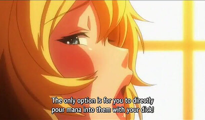 Mentor helps restore energy to busty female student in hentai porn