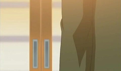 Anime guy enjoys anal sex with mom and sister