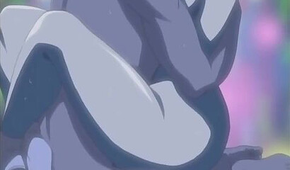 Anime guy enjoys anal sex with mom and sister