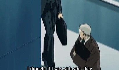 Criminal mastermind fucks cute boy in ass in gay hentai porn