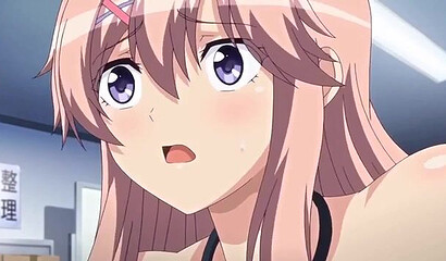 Teenage loser stops time and fucks half-sisters in XXX anime