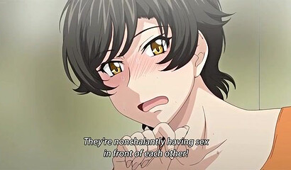 Sexy hentai wives cheating on their husbands with pumped up trainers