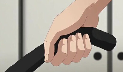 Unfaithful wife with big tits put on a maid outfit and fucks her lover