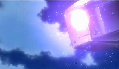 Monster tentacles deeply penetrate the vagina of hentai girl with large breasts