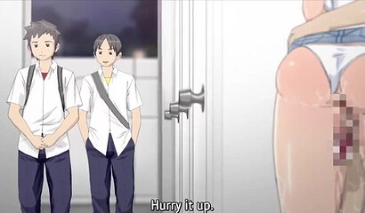 Wet pussy hentai hottie gets a friend's hard cock in an internet cafe