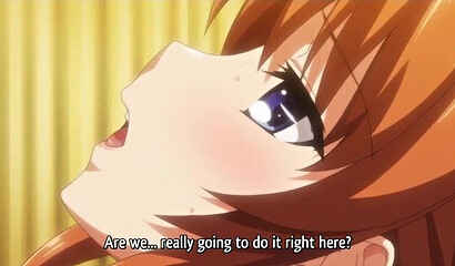 Hentai virgin losing her vaginal and anal virginity to a friend