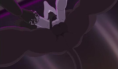 Puma athlete fucks in the toilet and cum in the anus of a wolf from an anime cartoon