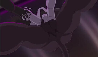 Puma athlete fucks in the toilet and cum in the anus of a wolf from an anime cartoon