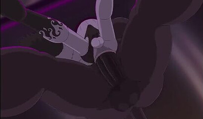 Puma athlete fucks in the toilet and cum in the anus of a wolf from an anime cartoon