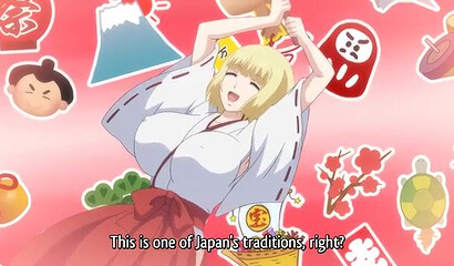 Married XXX anime girl cheats on her husband with her half-brother