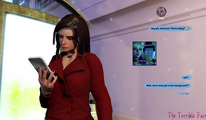 Big futa girl fucks rostered friends in 3D sex cartoon