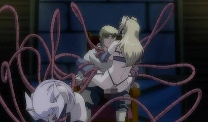 Tired king from hentai cartoon fucks juicy nymphomaniac with his tentacles