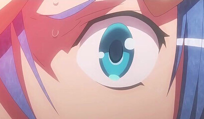 Excited old man in hentai cartoon fucks busty young girls