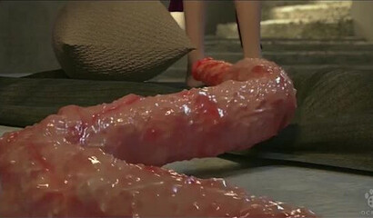 Nasty Jabba the Hutt fucks Princess Leia's slave girl in a Star Wars cartoon parody.