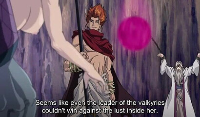 Captive Valkyries fuck scary monsters in anime cartoon