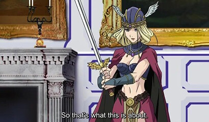 Captive Valkyries fuck scary monsters in anime cartoon