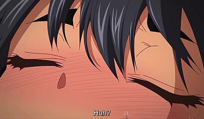 Hentai girls seduced a virgin boy for a threesome