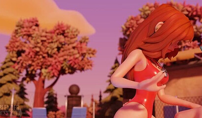 Grown-up Dipper fucks Wendy poolside in Gravity Falls XXX cartoon