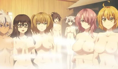 Alien cucumbers attacked girls' big boobs on the beach in XXX anime