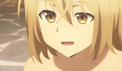 Alien cucumbers attacked girls' big boobs on the beach in XXX anime