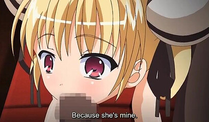 Big man took the anal virginity of a little hentai schoolgirl