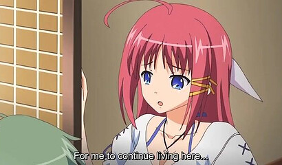 Big man took the anal virginity of a little hentai schoolgirl