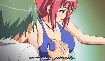 Big man took the anal virginity of a little hentai schoolgirl