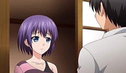 Busty hentai girl Mao Kimihoshi chooses her first lover