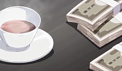 Evil uncle from hentai cartoon made his stepdaughter spread her legs in front of her grandfather