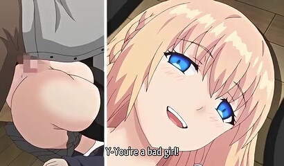 Evil uncle from hentai cartoon made his stepdaughter spread her legs in front of her grandfather