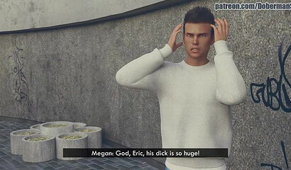 Black police officer fucks girl in front of her boyfriend in 3D cartoon