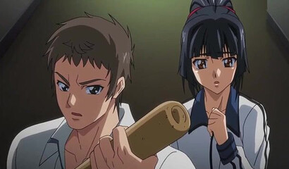 College students attacked and raped a hentai teacher in all her holes