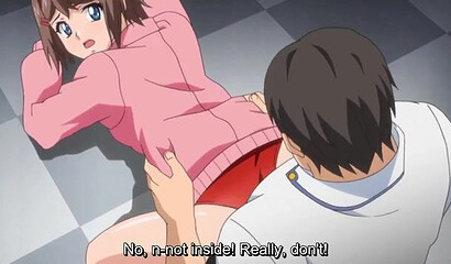 College students attacked and raped a hentai teacher in all her holes