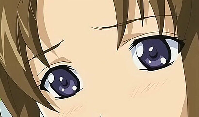 Pervert fucked a lesbian schoolgirl in the ass from an anime porn cartoon