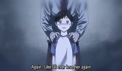 Taboo hentai: horny young son tied up and fucked sexy mom