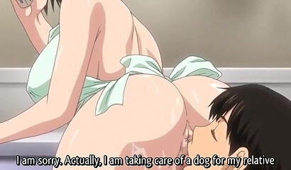 Taboo hentai: horny young son tied up and fucked sexy mom