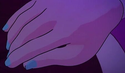 Meru's succubus girlfriend masturbates and fantasizes about group sex with guys