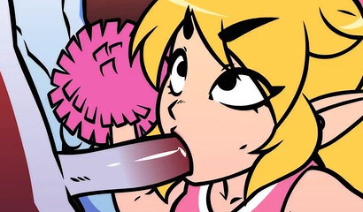 Trans Link from the Legend of Zelda saves Zelda by getting anal with sharks.