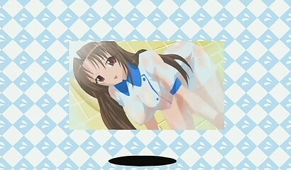 Hentai girlfriends masturbate and fuck while vacationing at hot springs