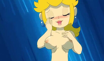 Princess Daisy and Princess Peach from Super Mario have lesbian sex