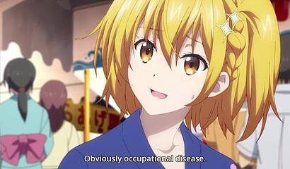 Naked girls in the bathroom discussing a guy's dick in an anime cartoon without censorship