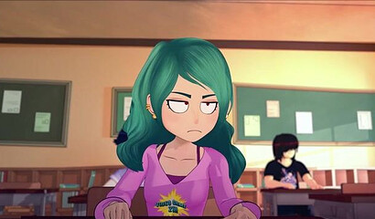 The succubus Meru took the virginity of a couple of schoolboys from the chess club.