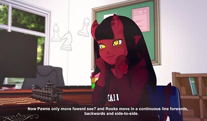 The succubus Meru took the virginity of a couple of schoolboys from the chess club.