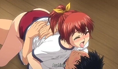 Schoolgirl with milky big tits gets fucked in the school gym